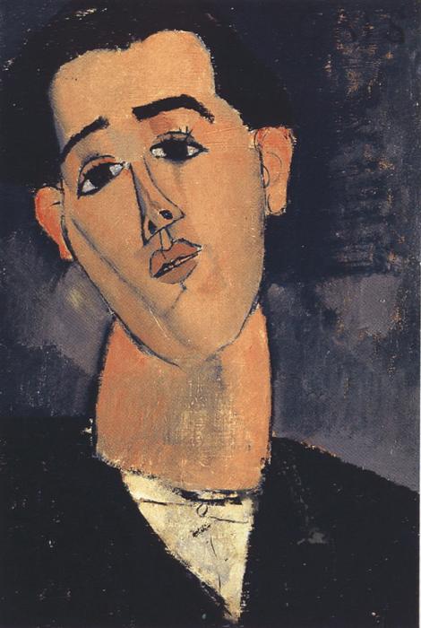 Amedeo Modigliani Portrait of Juan Gris (mk39) Sweden oil painting art
